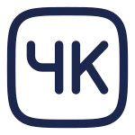 4k SVG Icon
